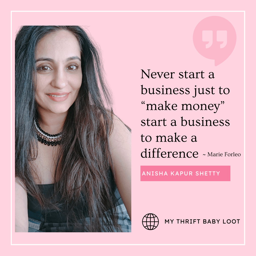 I Started a Business feature on My Thrift Baby Loot founder journey